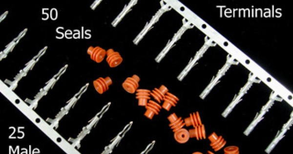 16-18ga Weatherpack Refill Kit Terminals & Seals